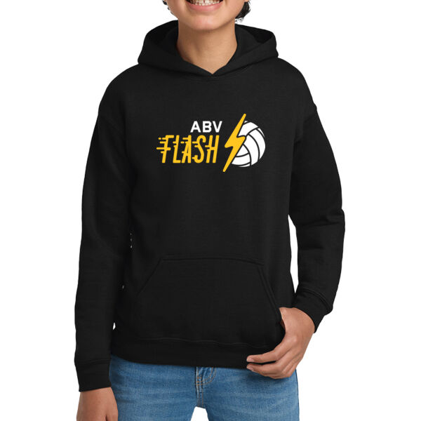 ABV Flash Volleyball Youth Heavy Blend Hooded Sweatshirt Thumbnail