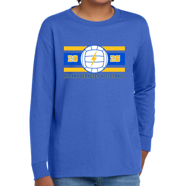ABV 2026 Youth Heavy Cotton 100% Cotton Long Sleeve T Shirt Thumbnail